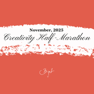 Creativity Half-Marathon